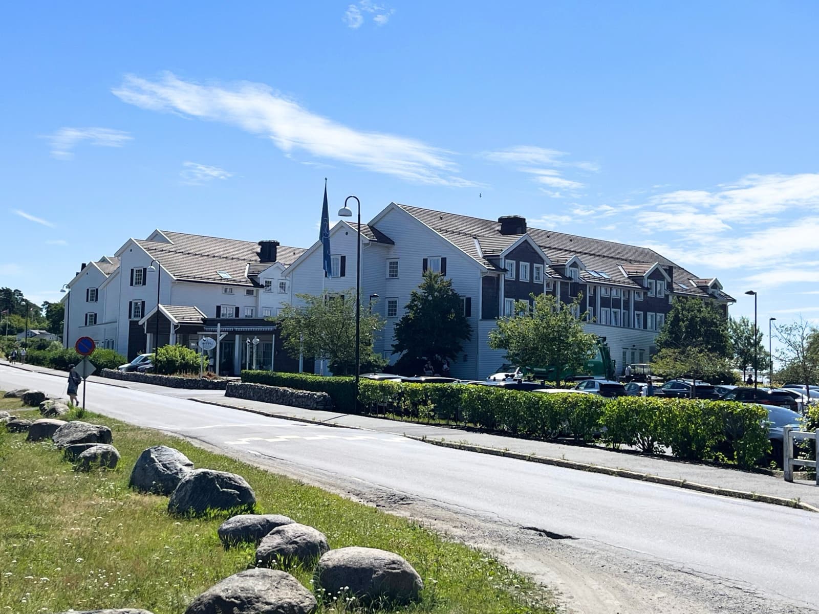 Støtvig Hotel i Larkollen, 400 meter fra tomta